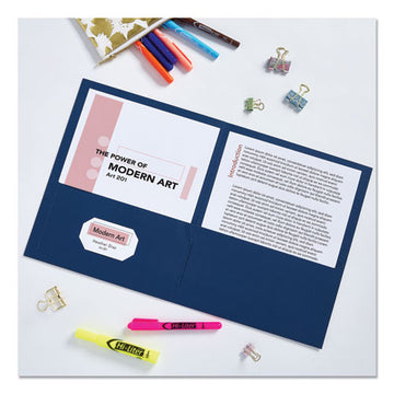 Avery® Two-pocket Folder, 40-sheet Capacity, 11 X 8.5, Assorted Colors, 25-box freeshipping - TVN Wholesale